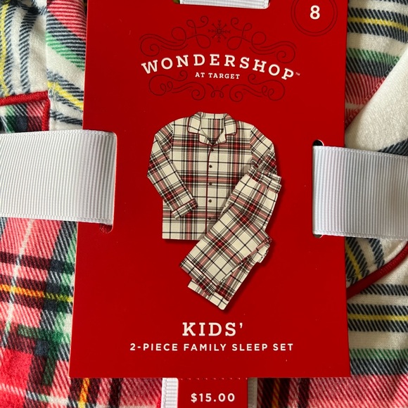 ❌SOLD❌ Big Kids Soft Plaid Christmas Holiday Flannel Pajama Set - Picture 5 of 8